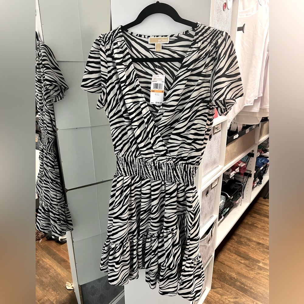 New, never worn Michael Kors Zebra dress.